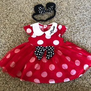 Disney Baby Minnie Dress & Headband